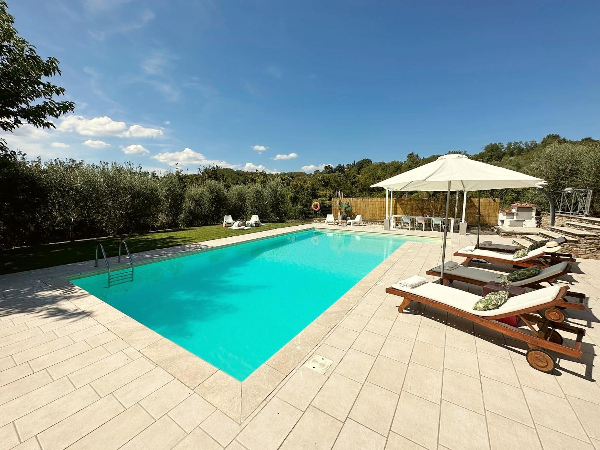 Villa Il Cipresso แตร์รานูโอวา บราชโชลีนี ภายนอก รูปภาพ